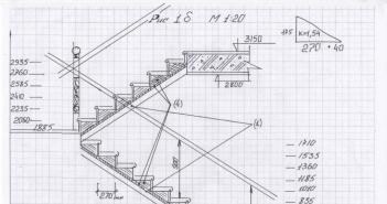 Чертежи лестниц: обозначения, термины и размеры Как нарисовать план лестницы в доме